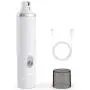 oneisall Dog Nail Grinder - Quiet 2 Speed USB Rechargeable Pet Nail Trimmer Paws Grooming & Smoothing for Small Medium Dogs & Cats - White