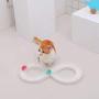 JKQ Jumping Activation Ball Dog Toys Balls Squeaky Tennis Balls for Dogs Interactive Dog Ball Smart Pet Ball