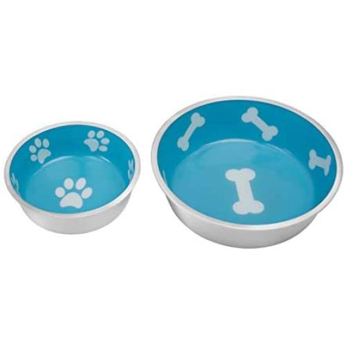 Indipets Super Max Dog Bowl - Heavy Duty Sand Casted Aluminum