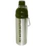 Good Life Gear Stainless Steel Pet Water Bottle, 24-Ounce, Brushed Silver Design