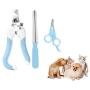 FlyInk Dog & Cat Pets Nail Clippers and Trimmers—with Safety Guard to Avoid Over Cutting, Professional Grooming Tool for Large and Small Animals
