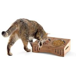 Kittylux Cat Food Bowls | Cat Bowls with Stand | Elevated Dog Bowls | Raised Cat Bowls | Cat Food and Water Bowls | Elevated Cat Feeder | Cat Dishes for Food and Water | Raised Dog Bowls