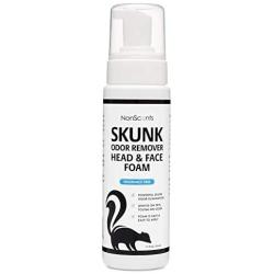 Skunk Odor Remover Head & Face Foam – Removes Skunk Odor from Pets, Carpets, Clothing and More – 7.5-Ounce – (Nitrile Gloves Included!)
