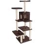 GleePet GP78680723 Cat Tree, 66-Inch, Coffee Brown