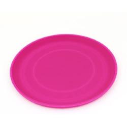 uxcell Silicone Pet Doggie Flying Disc Frisbee Toy, 6.7'', Fuchsia