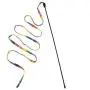 Cat Toys Cute Funny Colorful Rod Teaser Wand Plastic Pet Toys for Cats Interactive Stick Cat Supplies Cat Toys Cute Funny Colorful Rod Teaser Wand Plastic Pet Toys for Cats Interactive Stick Cat Supplies