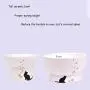 kathson Raised Cat Food Water Bowl Set Pet Ceramic Feeder Bowls Protect Cats Spine Stress Free, Backflow Prevention,Dishwasher kathson Raised Cat Food Water Bowl Set Pet Ceramic Feeder Bowls Protect Cats Spine Stress Free, Backflow Prevention,Dishwasher