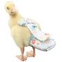 HEZHUO Duck Diapers, Chicken Diapers, Special Diapers for Poultry, Chicken, Duck and Goose Waterproof, Adjustable, Washable and Reusable Diapers，Poultry Supplies, Duck Supplies (S：100克-200克)