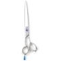 ShearsDirect Japanese 440C Stainless Steel True Left Hand Professional Grooming Shear, 8-Inch
