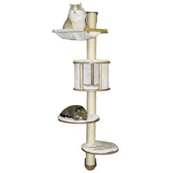 Kerbl Cat Tree Dolomit Wall Mounted, 66.14 Inches, White