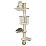 Kerbl Cat Tree Dolomit Wall Mounted, 66.14 Inches, White