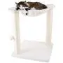 PETMAKER Cat Tree and Scratcher- Two Sisal Scratching Posts, Hammock Style Lounging Bed and Interactive Hanging Toy for Cats and Kittens (15.75”) PETMAKER Cat Tree and Scratcher- Two Sisal Scratching Posts, Hammock Style Lounging Bed and Interactive Hanging Toy for Cats and Kittens (15.75”)