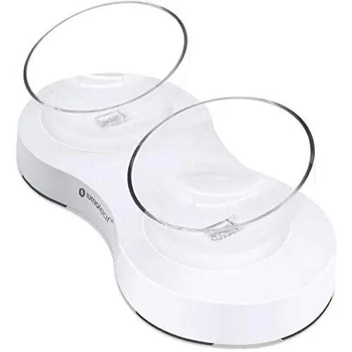 LumoLeaf Dog Cat Bowls, Elevated Cat Bowl, Transparent Raised Cat Food Water Bowl, 0-30° Tilted Design, Cat Food Dish Stand for Kitty and Puppy, Stress Free, Upper Rack Dishwasher Safe. LumoLeaf Dog Cat Bowls, Elevated Cat Bowl, Transparent Raised Cat Food Water Bowl, 0-30° Tilted Design, Cat Food Dish Stand for Kitty and Puppy, Stress Free, Upper Rack Dishwasher Safe.