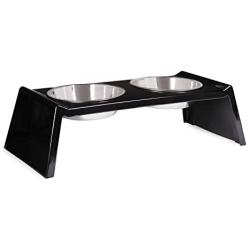 Zack & Zoey Retro Raised Melamine Pet Diners - Stylish Diners for Dogs and Cats