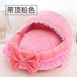 Dog Kennel top Grade Princess Bed Lovely lace Teddy wo nei nei