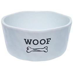 Dog Pet Ceramic Bowls and Durable Ceramic Food Bowls | Wet, Dry Food, and Water | Available in Sizes, Measures 7.8'' Dia x 3.5'' H, 3.3 Pound | Large