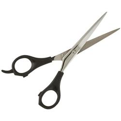 Tamsco Bird Feather Scissor 6-Inch Plastic Handle Stainless Steel Plastic Molded Handles Beveled Edge Micro Serrated Blades Great for Grooming Bird Feathers