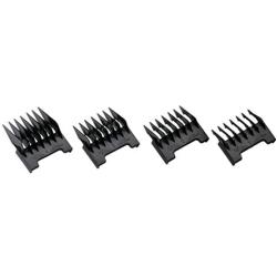 Andis RBC Replacement Pet Comb Set; Sizes: 1/8'', 1/4'', 3/8'', 1/2'', Black