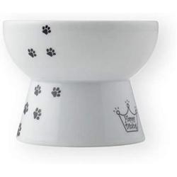 NECO ICHI Necoichi Mini Raised Cat Food Bowl, Stress Free, Backflow Prevention, Dishwasher and Microwave Safe, Made to EC & ECC European Standard