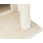 Royal Pet Club Celeste Cream Cat Tower 69in with Three Scratching Columns, Two Condos, Two Climbing Ramps, Three Edged Platforms, Dangling Toys (44730)
