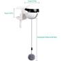 Interactive Cat Toys, Cat Teaser Toy with Auto Lifting Ball Electric Flutter Rotating Interactive Puzzle Pet Toy Catching Game for Kitty Training Exercise