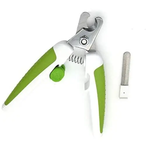 WINIBULA Dog Nail Clippers, Safety Guard Dog Nail Trimmer for Grooming with Nail File, Razor Sharp Blades, Non Slip Handles for Large Small Dog Pets WINIBULA Dog Nail Clippers, Safety Guard Dog Nail Trimmer for Grooming with Nail File, Razor Sharp Blades, Non Slip Handles for Large Small Dog Pets