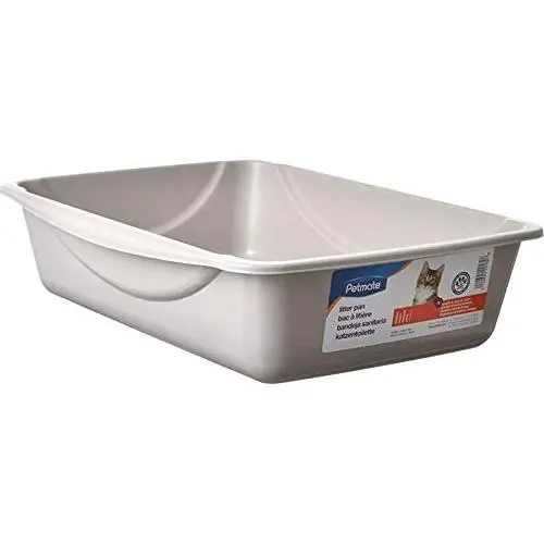 Petmate Open Cat Litter Box, Blue Mesa/Mouse Grey, 4 Sizes