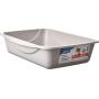 Petmate Open Cat Litter Box, Blue Mesa/Mouse Grey, 4 Sizes