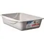 Petmate Open Cat Litter Box, Blue Mesa/Mouse Grey, 4 Sizes