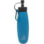 Mr. Peanuts Pet Feeder 2 in 1 Travel Set with 12oz Dual Sided Collapsible Bowl and 20oz Water Bottle