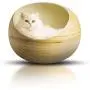 Fhasso Luxury Bamboo Cat Bed - Eco-Friendly, Natural, Handmade Cat Cave Bed with Washable Velvet Cushion - Enclosed Premium Pet Bed - Modern, Decorative Design Fhasso Luxury Bamboo Cat Bed - Eco-Friendly, Natural, Handmade Cat Cave Bed with Washable Velvet Cushion - Enclosed Premium Pet Bed - Modern, Decorative Design