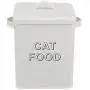 Pethiy Cat Food and Treats Containers Set with Scoop for Cats or Dogs -Tight Fitting Wood Lids - Coated Carbon Steel - Storage Canister Tins-Cat Pethiy Cat Food and Treats Containers Set with Scoop for Cats or Dogs -Tight Fitting Wood Lids - Coated Carbon Steel - Storage Canister Tins-Cat
