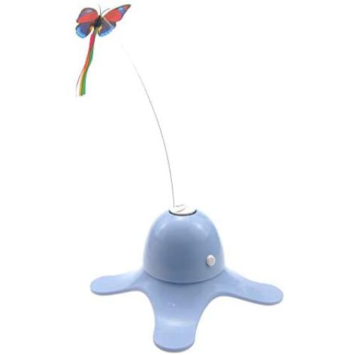 Alfie Pet - Libby Electric Rotating Cat Teaser Toy with Butterfly Replacement