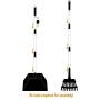 Bodhi Dog Extra Large New Adjustable Metal Pooper Scooper | Tray and Rake with Long Secure Handle | Perfect Pet Poop Picker Upper for Small and Large Dogs - Great for Grass, Street and Gravel
