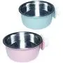 Bettors Pet Crate Bowl for Dog Hanging Pet Feeder Bowl Removable Stainless Steel Cage Hanging Water Food Bowl Dish with Bolt Holder for Pet Dog Cat Bird Puppies Bettors Pet Crate Bowl for Dog Hanging Pet Feeder Bowl Removable Stainless Steel Cage Hanging Water Food Bowl Dish with Bolt Holder for Pet Dog Cat Bird Puppies
