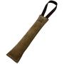 Taco Dog, Thick Dog Toy Grip Handmade from Full Grain Leather - Soft, Durable, and Safe - Perfect for Hanging or Interactive Play - Keep Your Dog Happy and Busy - Plastic Free Design - Old Tobacco