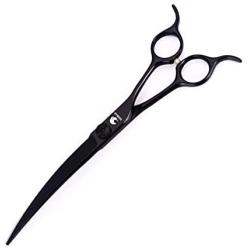 7/8inch Pet Grooming Scissor Straight/Curved Dogs Grooming Shears Professional Grooming Scissors for Dogs and Cats Pets Hair Cutting Scissors Curved Shears (A-7 inch-Curved Scissor)