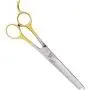 Miller Steel Small Pet Forge 46-Tooth Thinning Pet Shears with Finger Rest, 7-1/2-Inch