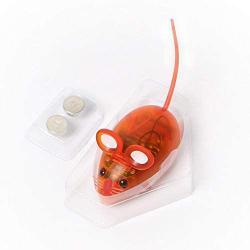 LFOZ Pet Electric Mice Toys Cat Toys False Mouse Novelty Cat Funny Playing Mouse Toys for Cats Kitten Random Color (Color : Random Color)