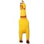 ITISMINE Shrilling Chicken Keychain Yellow Rubber Squeeze Squeak Screaming Prank Key Chain Novelty Toy ITISMINE Shrilling Chicken Keychain Yellow Rubber Squeeze Squeak Screaming Prank Key Chain Novelty Toy