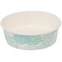 Glad for Pets Disposable Feeding Bowls | Small Dog Bowls in Teal Pattern | 1.75 Cup Feeding Size, 25 Count - Dog Bowls are Great for Dry and Wet Dog Food or Water