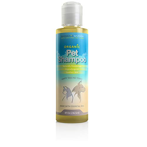 Garners Garden Organic Pet Shampoo 8 oz, Naturally Deodorizes, Hypoallergenic, Soothes Skin