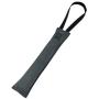Taco Dog, Thick Dog Toy Grip Handmade from Full Grain Leather - Soft, Durable, and Safe - Perfect for Hanging or Interactive Play - Keep Your Dog Happy and Busy - Plastic Free Design - Charcoal Black