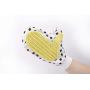 YS·AU Pet Hair Remover Glove Gentle Pet Grooming Glove Brush Efficient Deshedding Glove - Massage Mitt with Enhanced Five Finger Design Perfect for Dogs & Cats with Long & Short Fur - 1 Pack