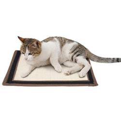 GAPZER Cat Scratch Mat Kitty Natural Sisal Scratching Pad with Velcro Tap for Wrapping Around Table, Couch, Chair to Avoid Cat Claws Grinding