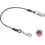 Leash Boss Dog Car Seat Belt Restraint - No-Chew Heavy Duty Car Seatbelt for Pets - 5 Sizes - Coated Steel Rope to Prevent Chewing Leash Boss Dog Car Seat Belt Restraint - No-Chew Heavy Duty Car Seatbelt for Pets - 5 Sizes - Coated Steel Rope to Prevent Chewing