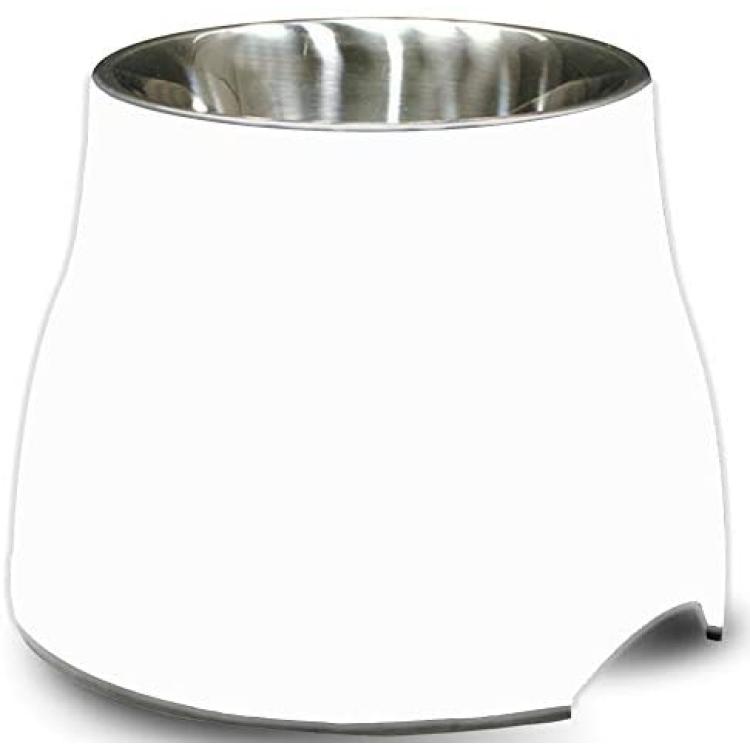 Dogit Elevated Dog Bowl, Stainless Steel Food & Water Dish for Dogs, Large,  Blue