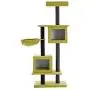 Large Cat Tower, Modern Cat Tree Condo, 2 Spacious House, Green Sofa Cloth Covered, Tall Perch with Raised Edge, Soft Cat Basket, Sisal Scratching Post Large Cat Tower, Modern Cat Tree Condo, 2 Spacious House, Green Sofa Cloth Covered, Tall Perch with Raised Edge, Soft Cat Basket, Sisal Scratching Post