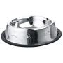 King International Stainless Steel Dog Bowls with Anti-Skid Rubber Base Set of 3- Small (16 Oz) Medium (24 Oz) Large (32 Oz)- Pet Feeding Bowl for Dogs, Puppy Cat and Kitten-Feed water wet food treats