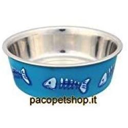 Royal Pet Club Stainless Steel Cat Bowl with Plastic Coating, 0.25 Litre